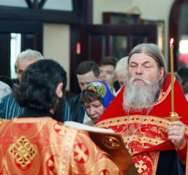 Всенощное бдение в канун дня памяти Усекновения Главы Иоанна Предтечи