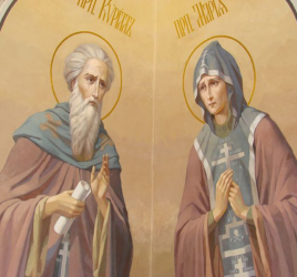 Преподобные Кирилл и Мария Радонежские, родители преподобного Сергия Радонежского (†1337)